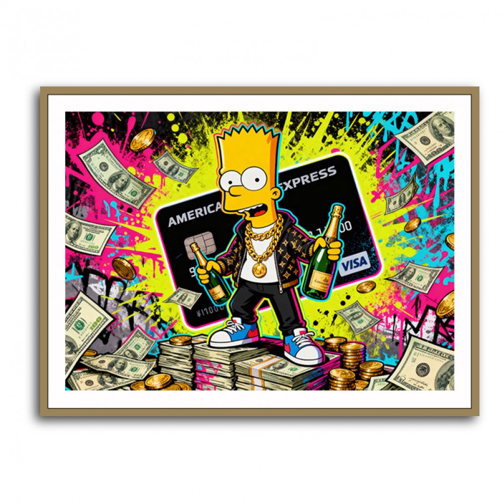 Baller Bart Wall Art