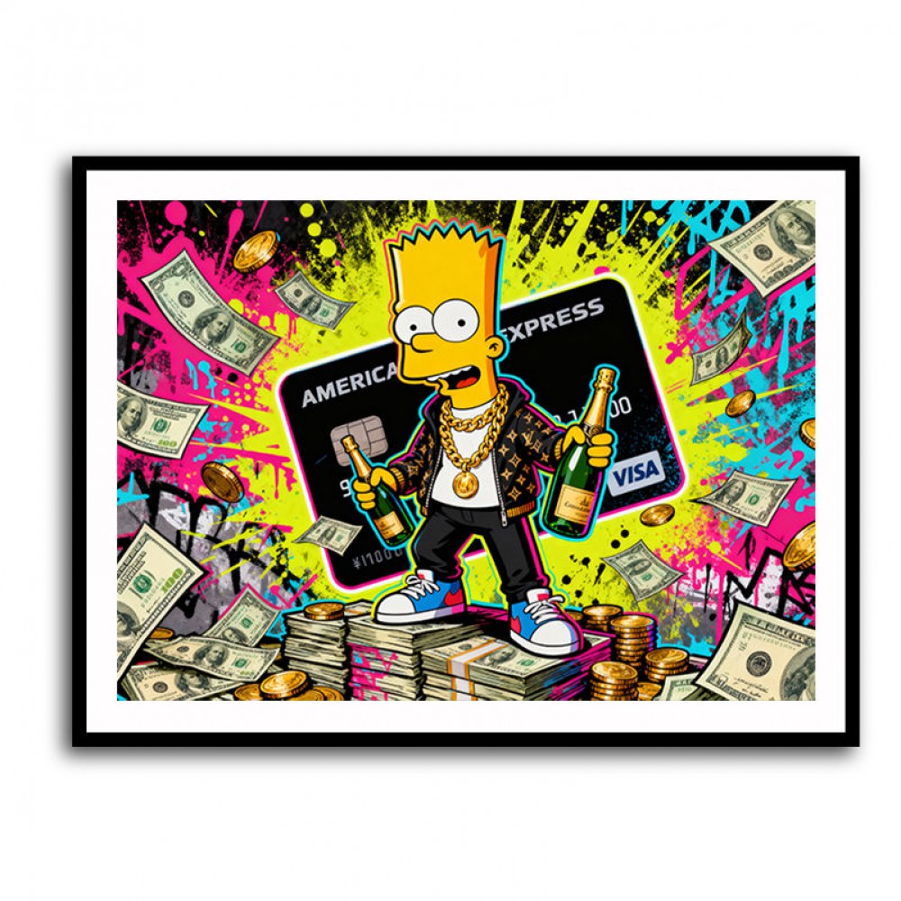 Baller Bart Wall Art