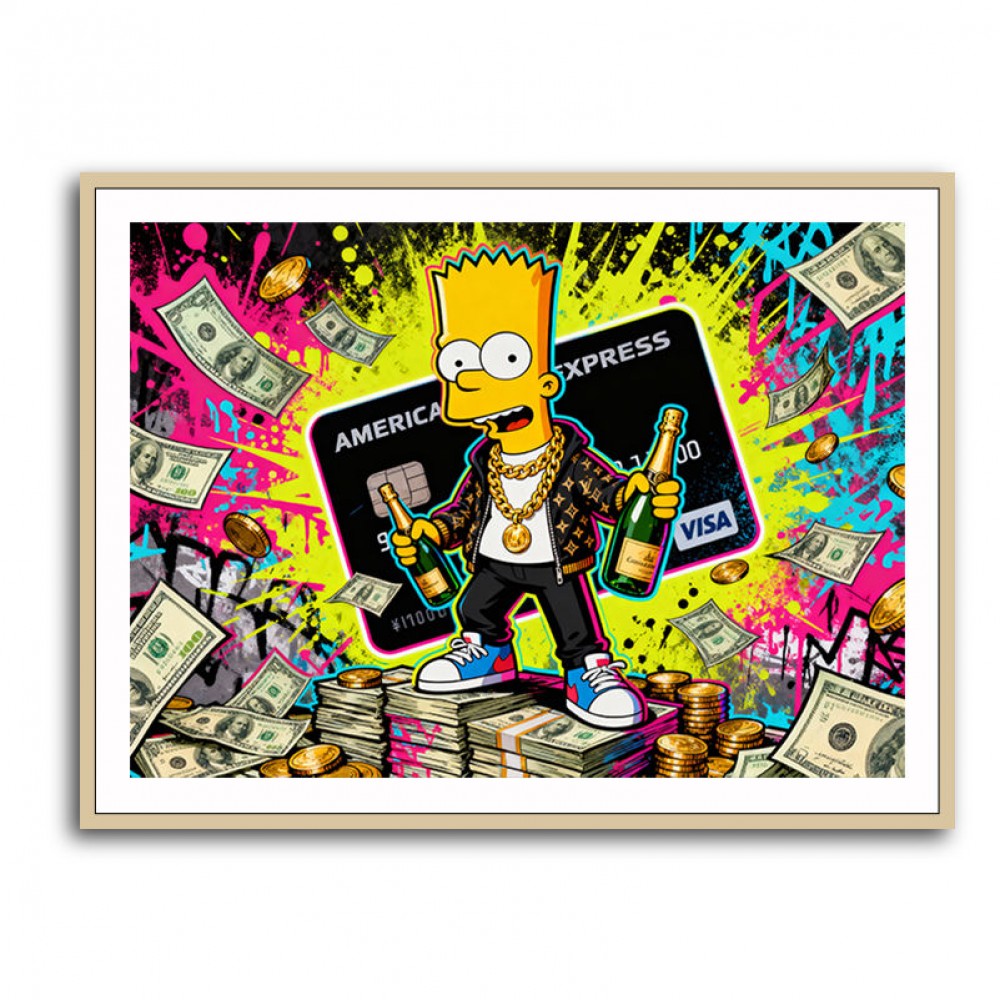 Baller Bart Wall Art