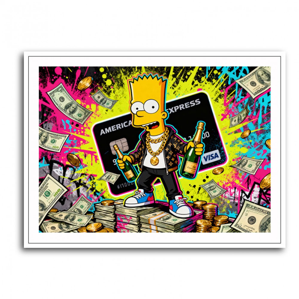 Baller Bart Wall Art