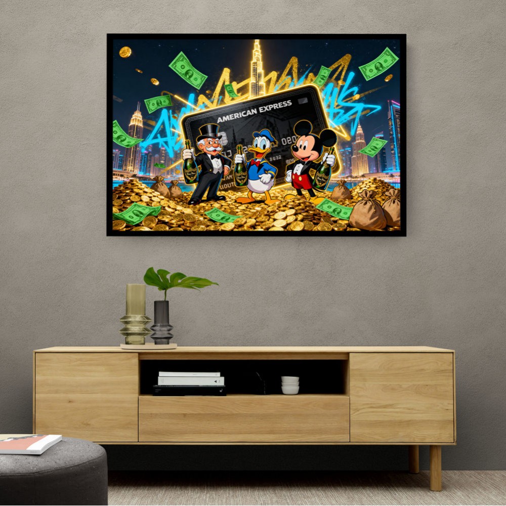 Black Card Ballers Wall Art