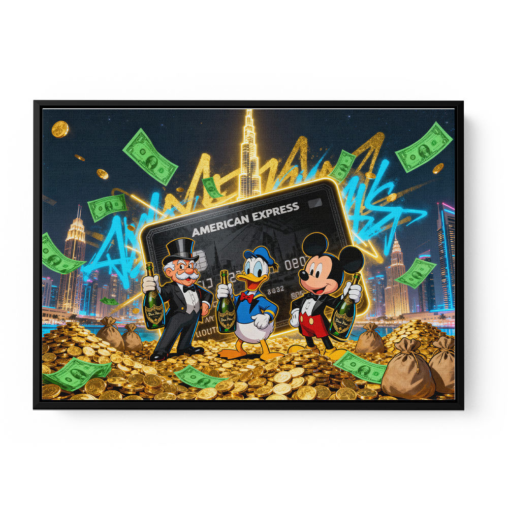 Black Card Ballers Wall Art