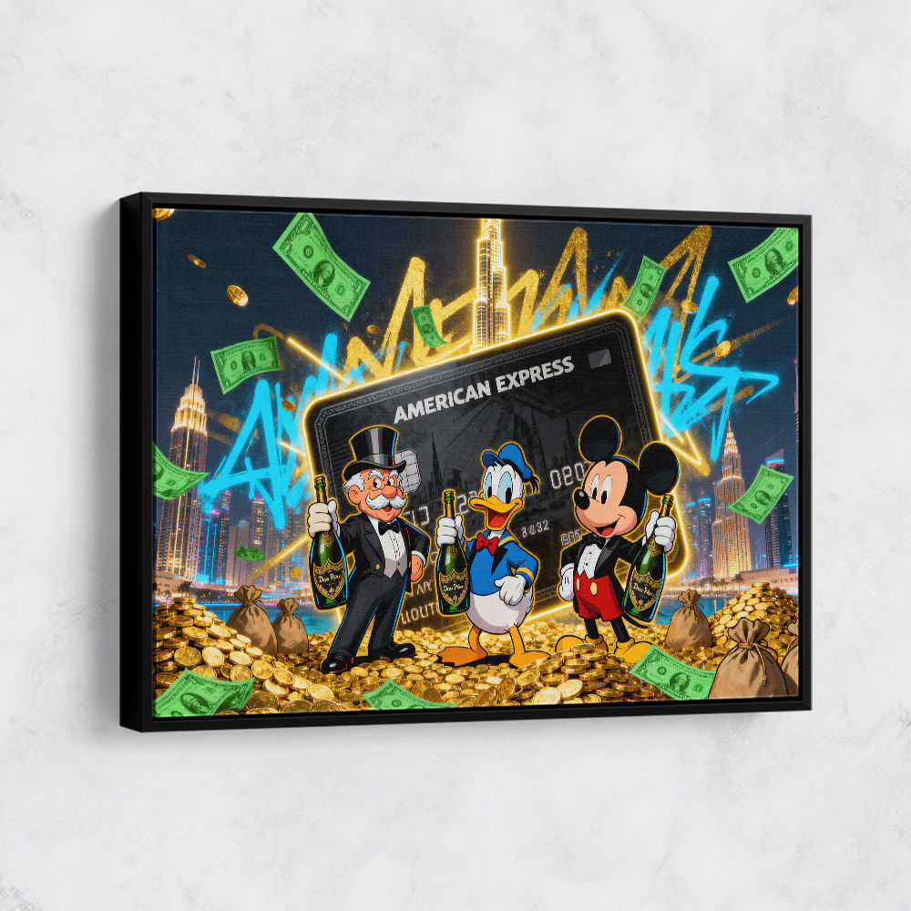 Black Card Ballers Wall Art