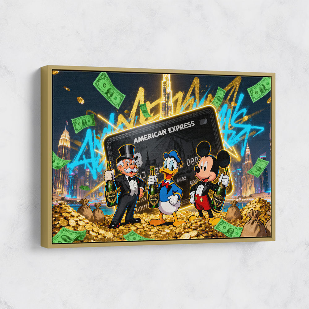 Black Card Ballers Wall Art