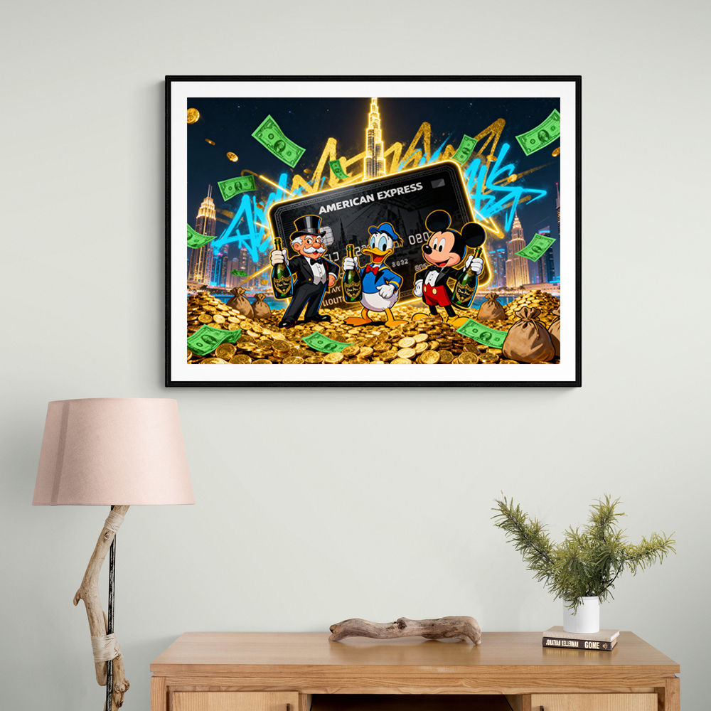 Black Card Ballers Wall Art