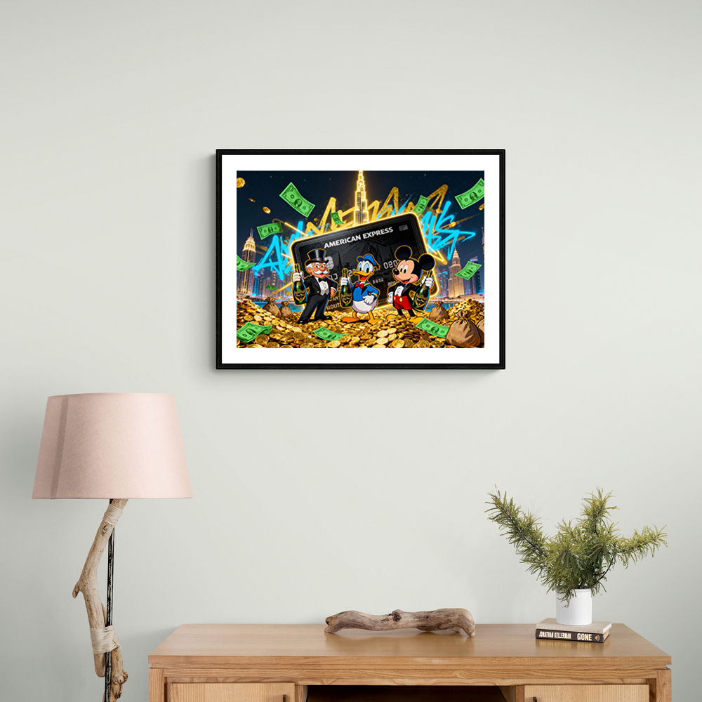 Black Card Ballers Wall Art