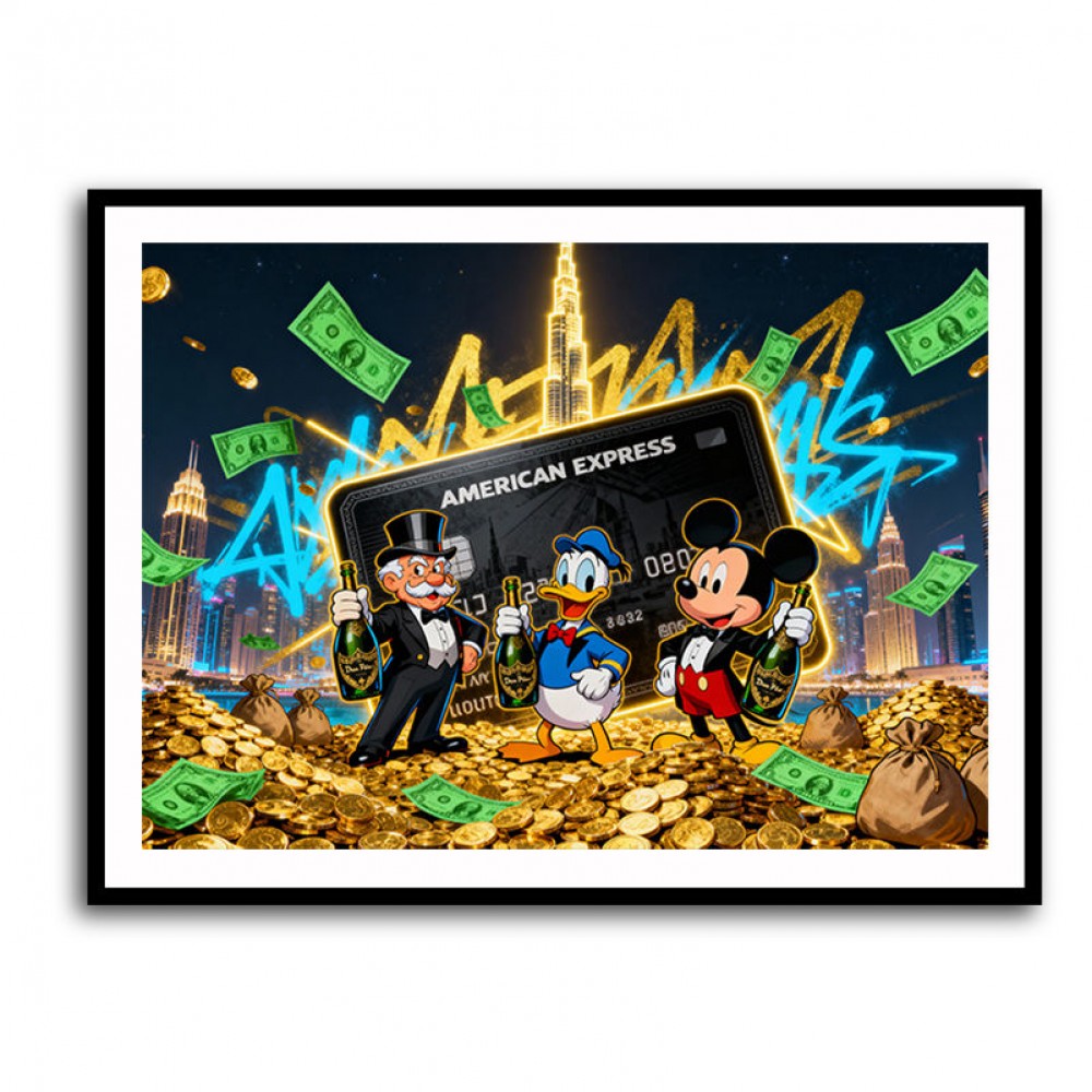 Black Card Ballers Wall Art