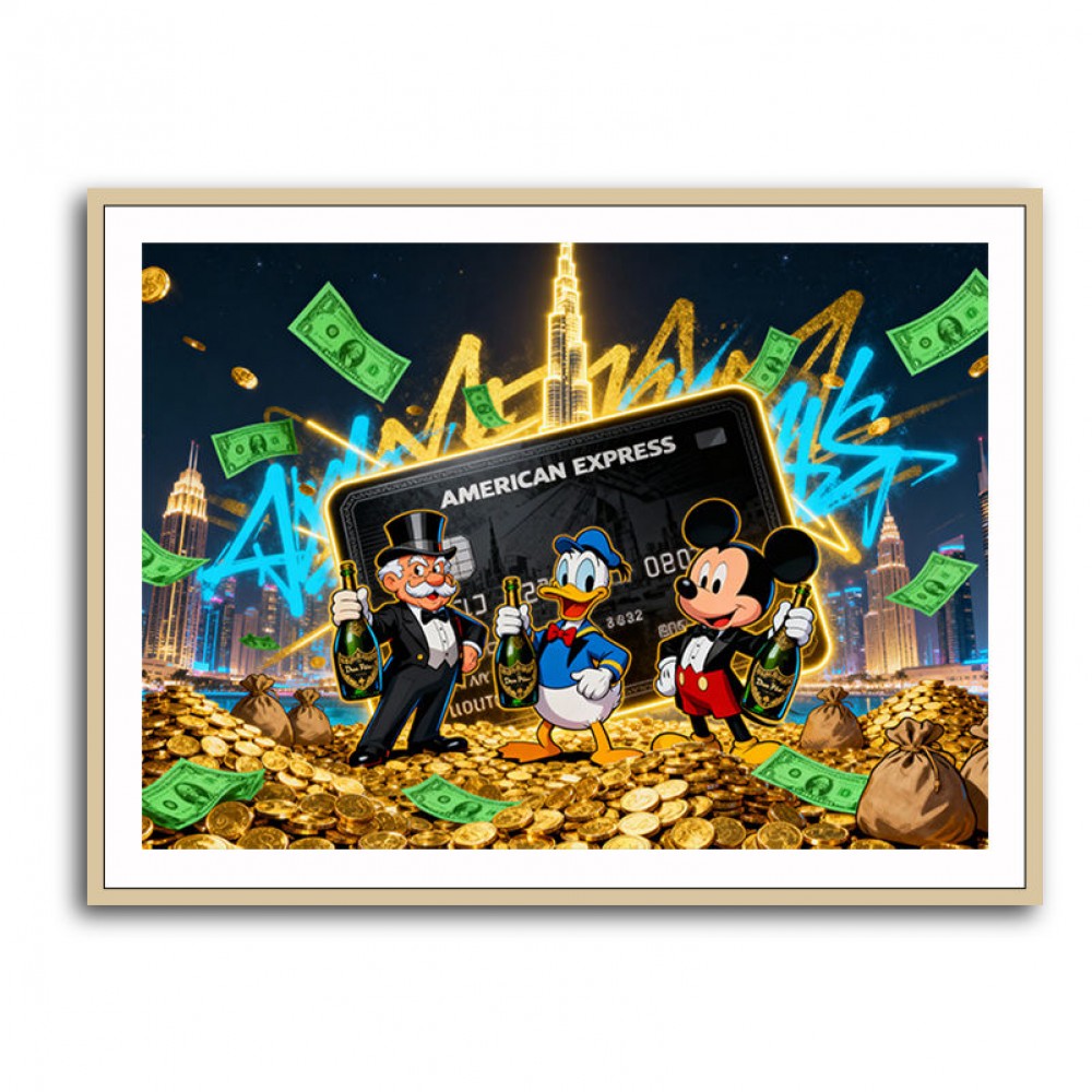 Black Card Ballers Wall Art