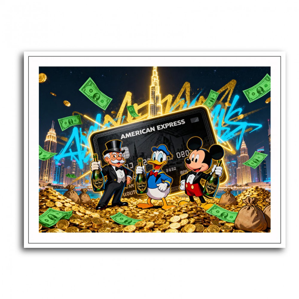 Black Card Ballers Wall Art