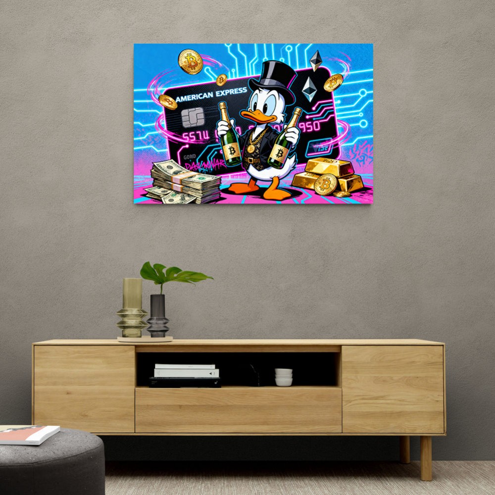 Blockchain Baron Wall Art
