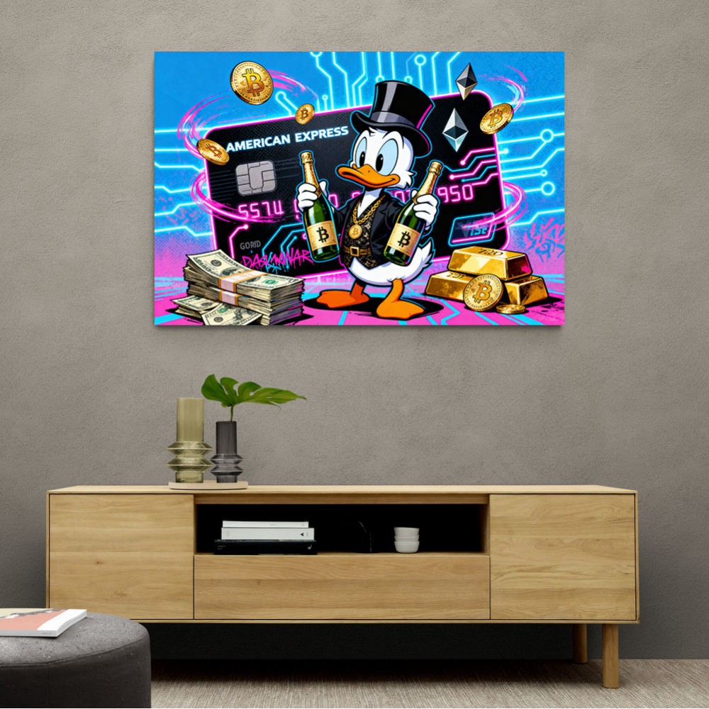 Blockchain Baron Wall Art