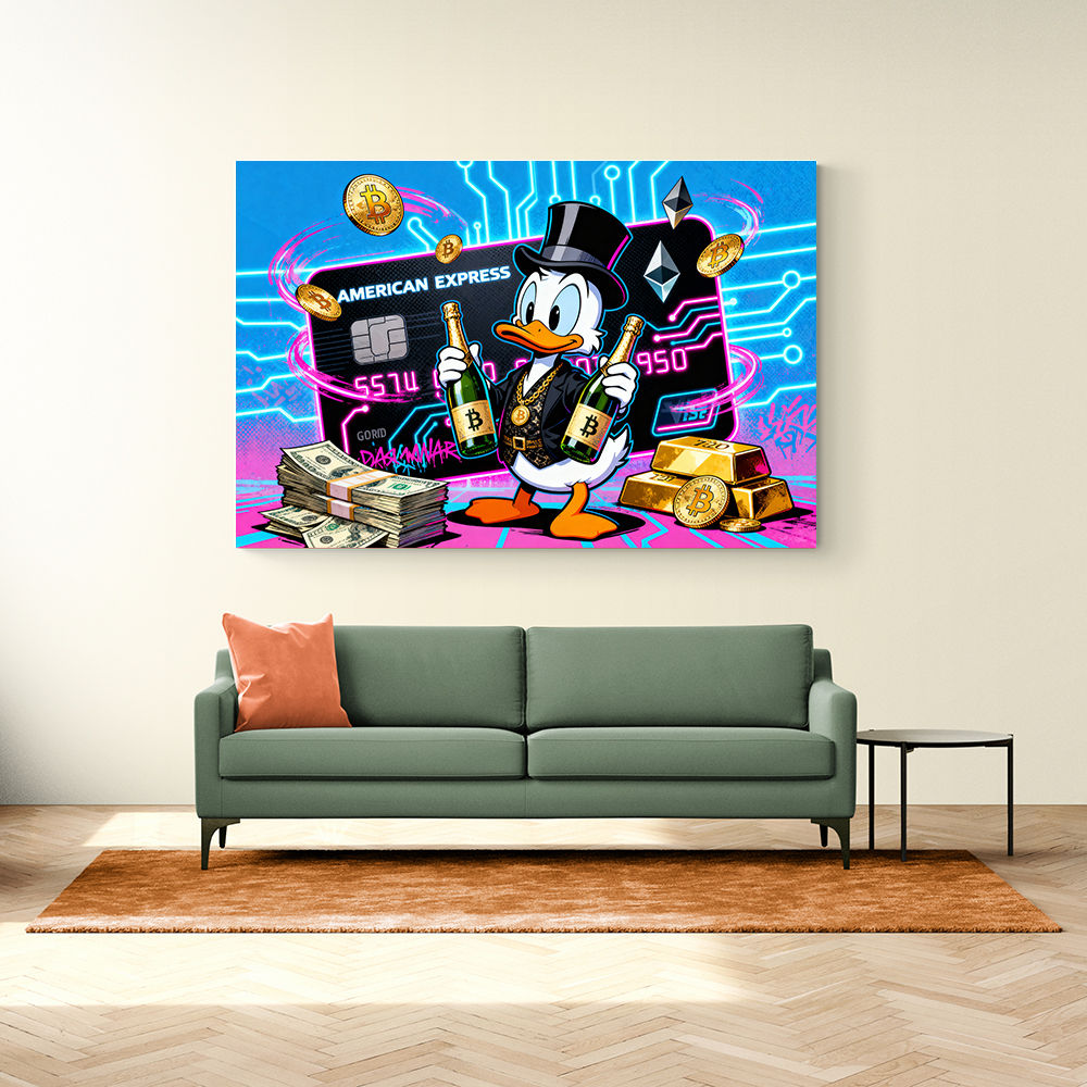 Blockchain Baron Wall Art