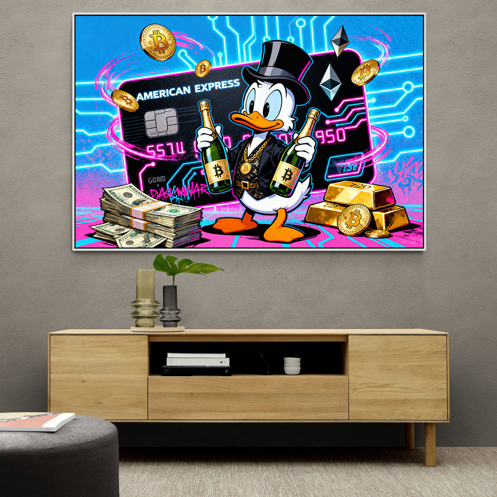 Blockchain Baron Wall Art