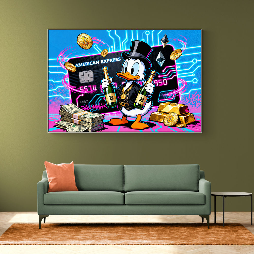 Blockchain Baron Wall Art