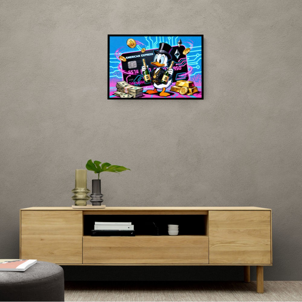 Blockchain Baron Wall Art