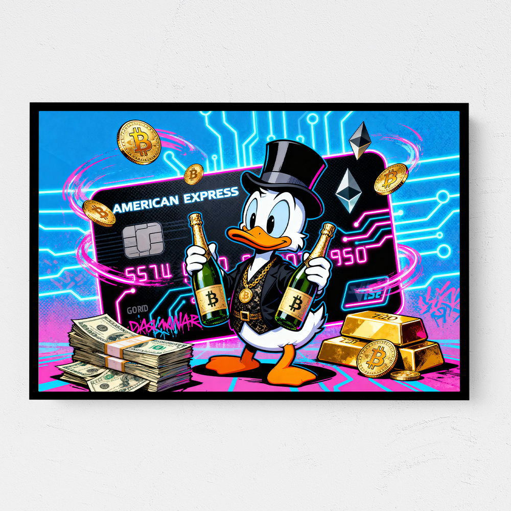 Blockchain Baron Wall Art