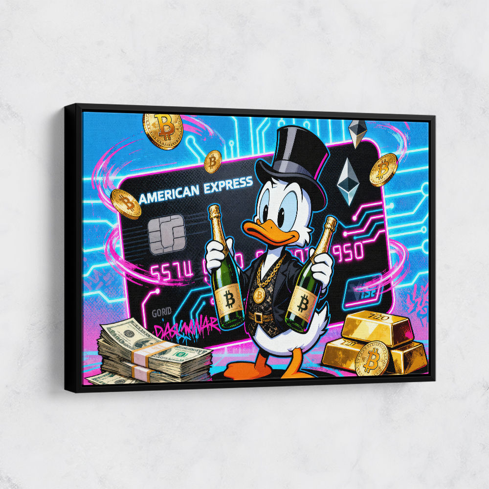 Blockchain Baron Wall Art