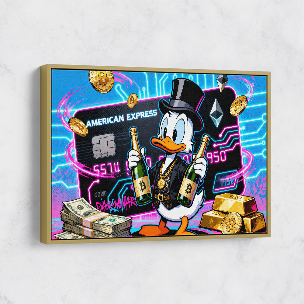 Blockchain Baron Wall Art