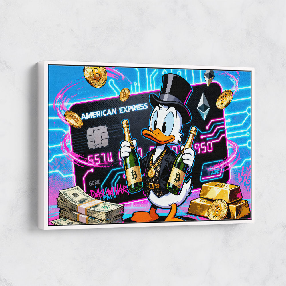 Blockchain Baron Wall Art