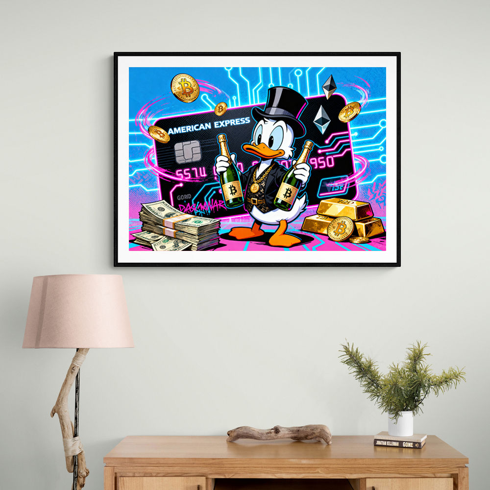 Blockchain Baron Wall Art