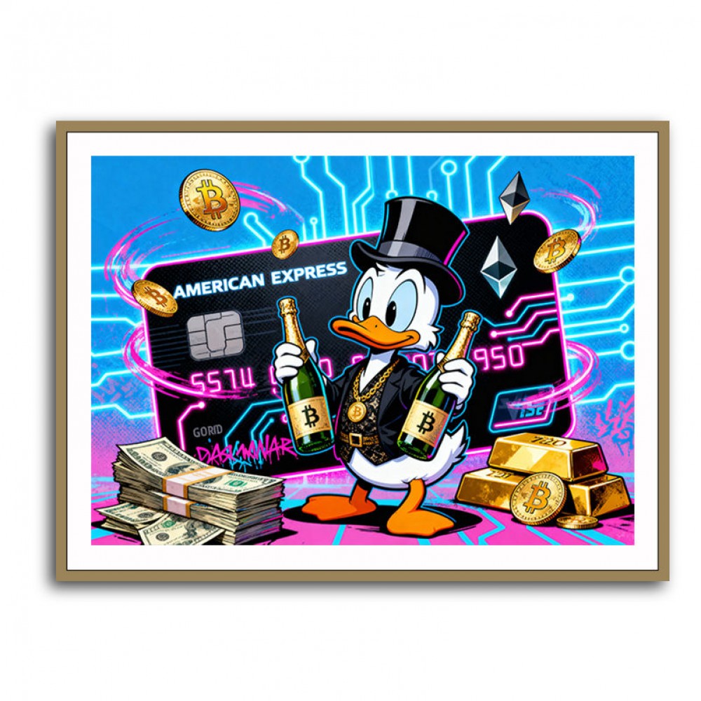 Blockchain Baron Wall Art
