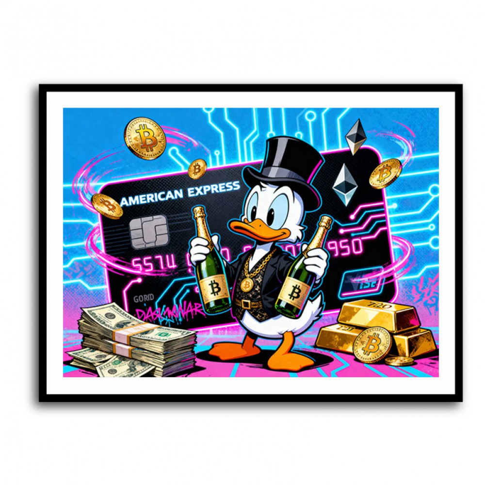 Blockchain Baron Wall Art