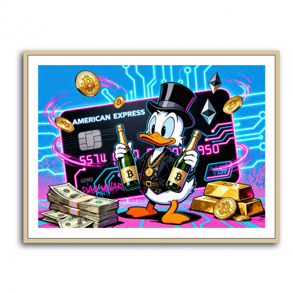 Blockchain Baron Wall Art