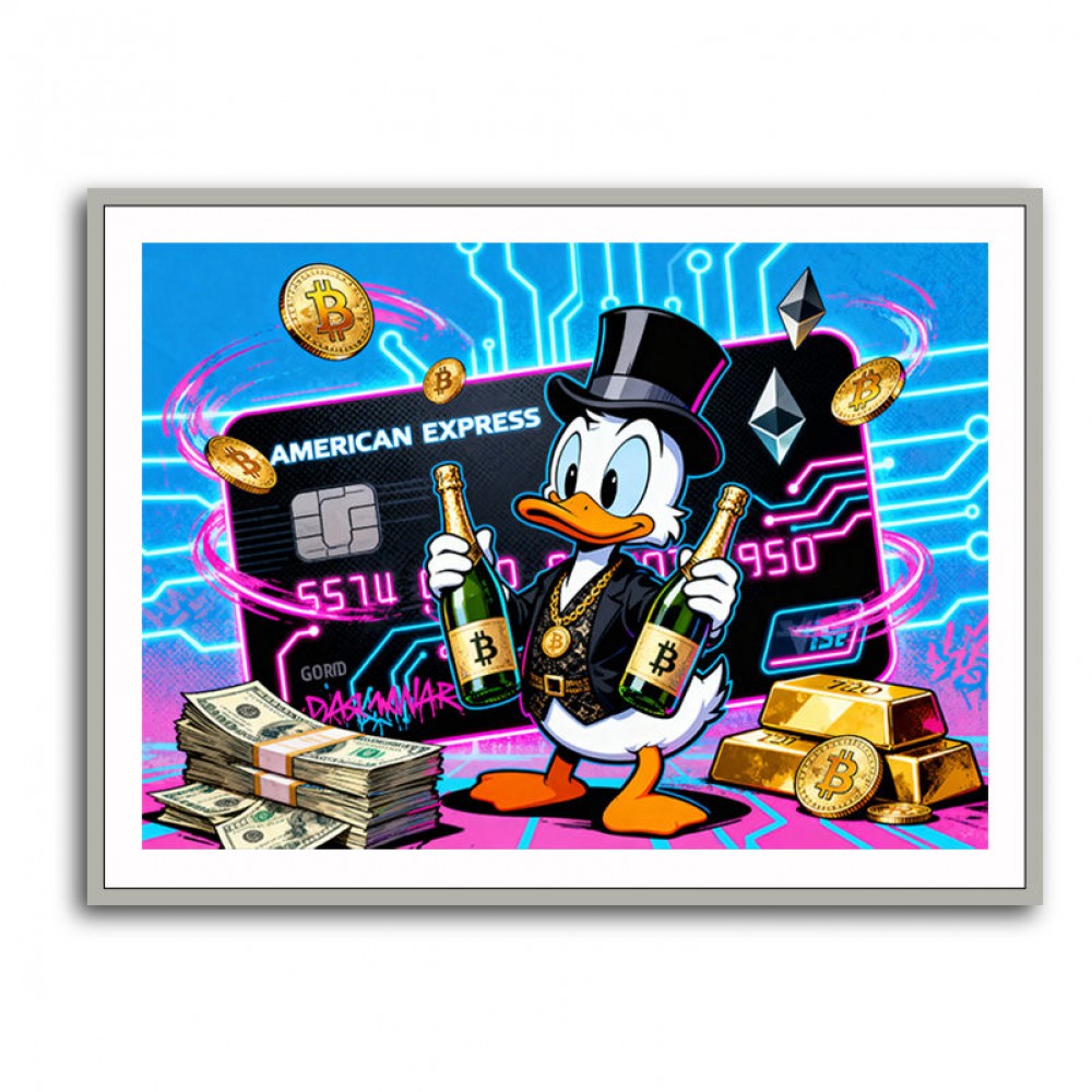 Blockchain Baron Wall Art