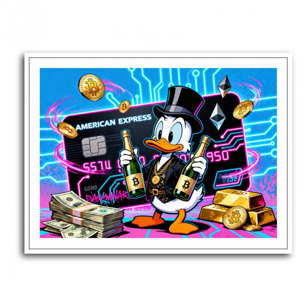 Blockchain Baron Wall Art