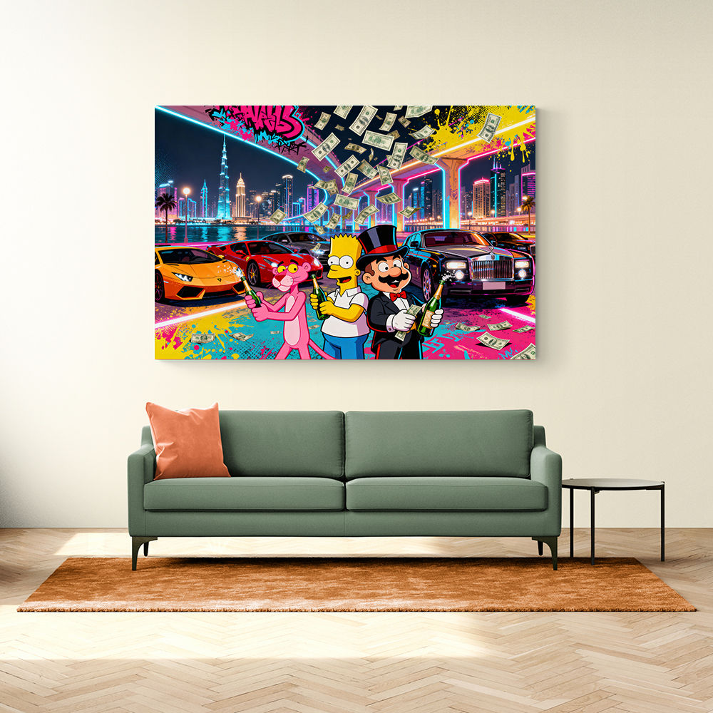 Cartoon Capitalists Wall Art