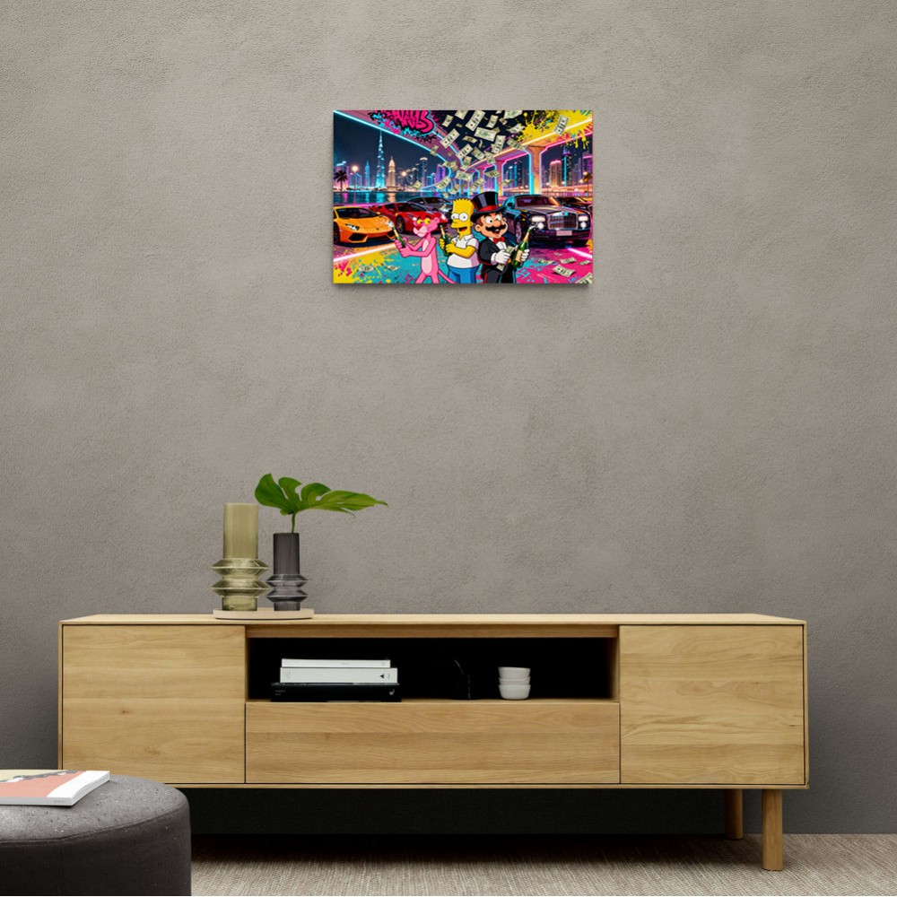 Cartoon Capitalists Wall Art