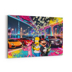 Cartoon Capitalists Wall Art