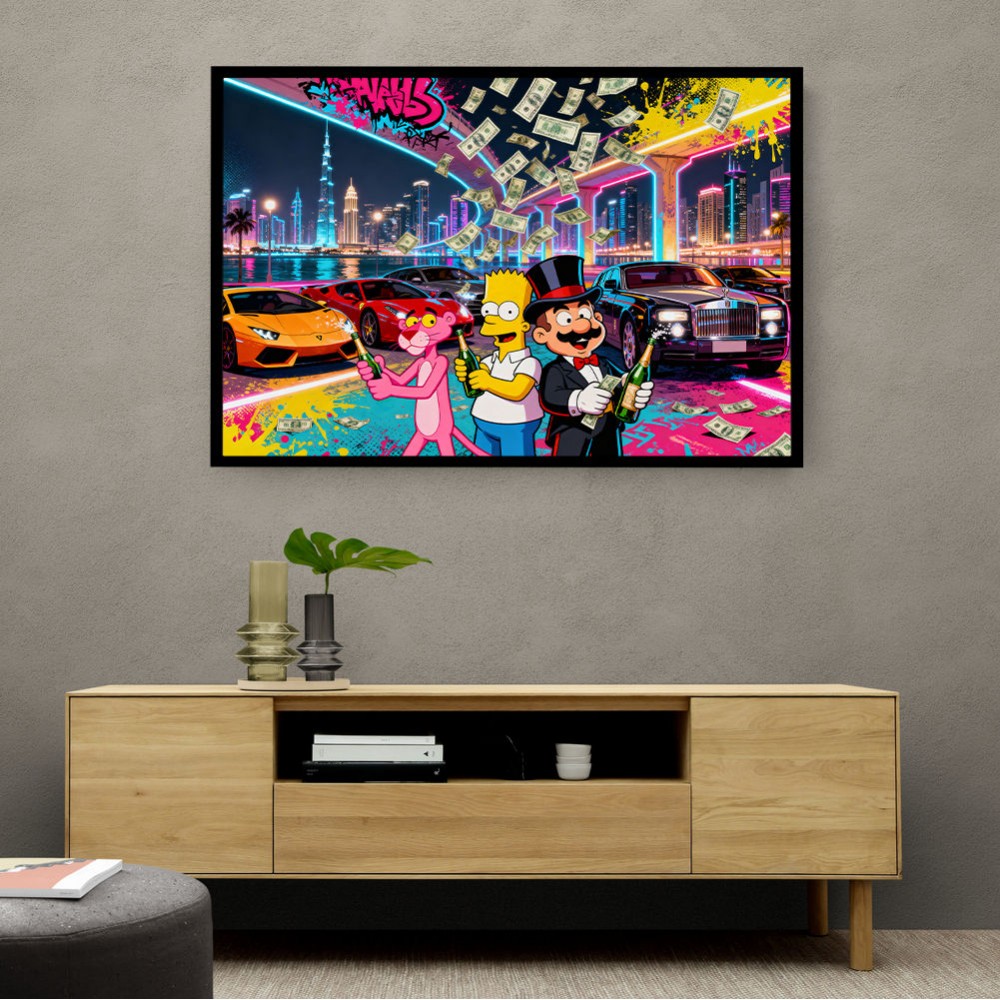 Cartoon Capitalists Wall Art