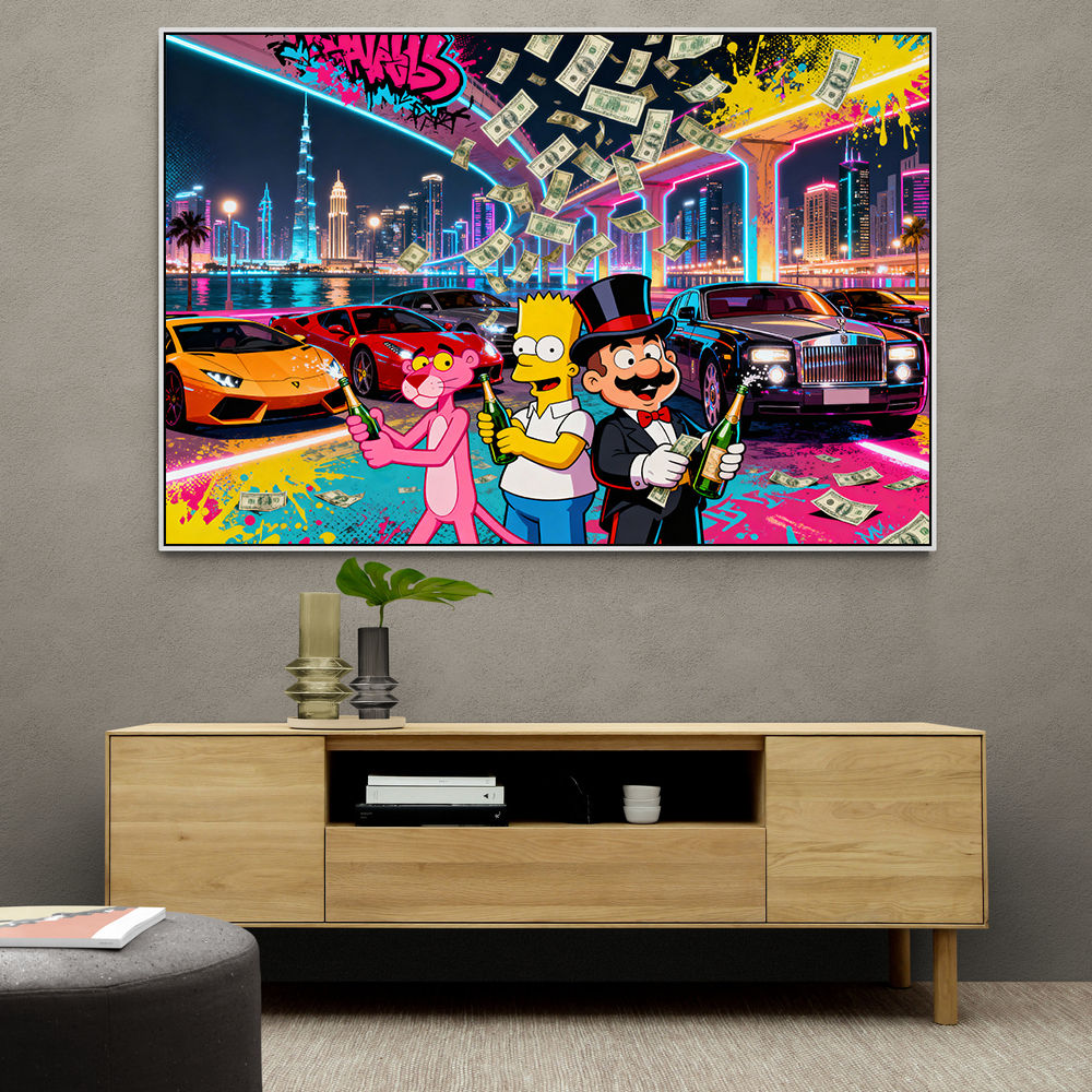 Cartoon Capitalists Wall Art