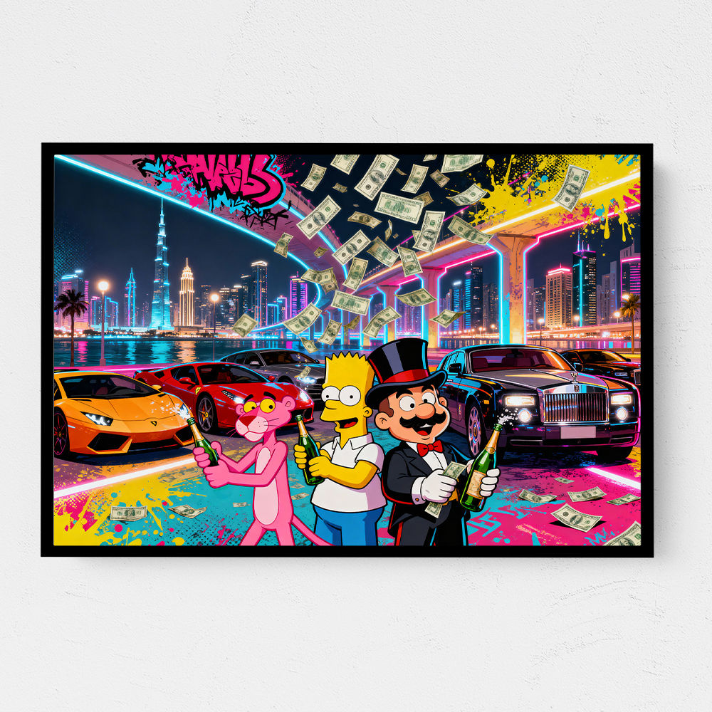Cartoon Capitalists Wall Art
