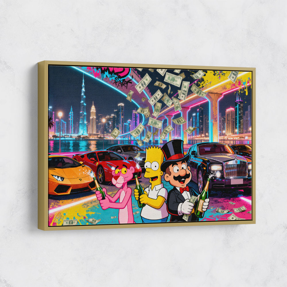 Cartoon Capitalists Wall Art