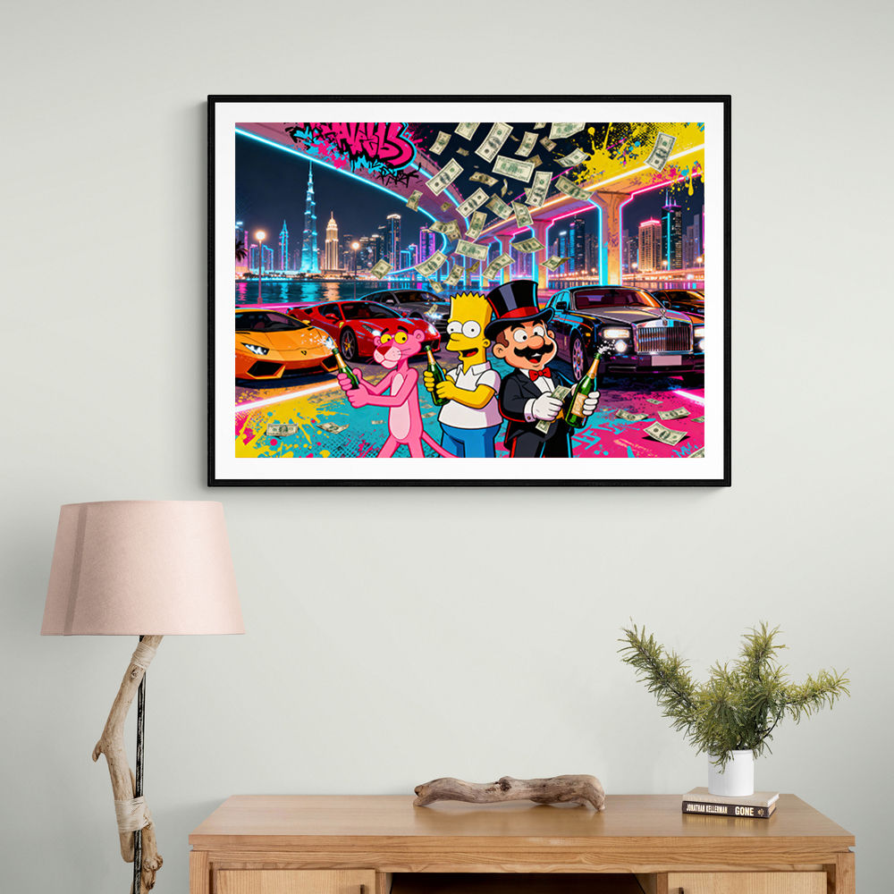 Cartoon Capitalists Wall Art