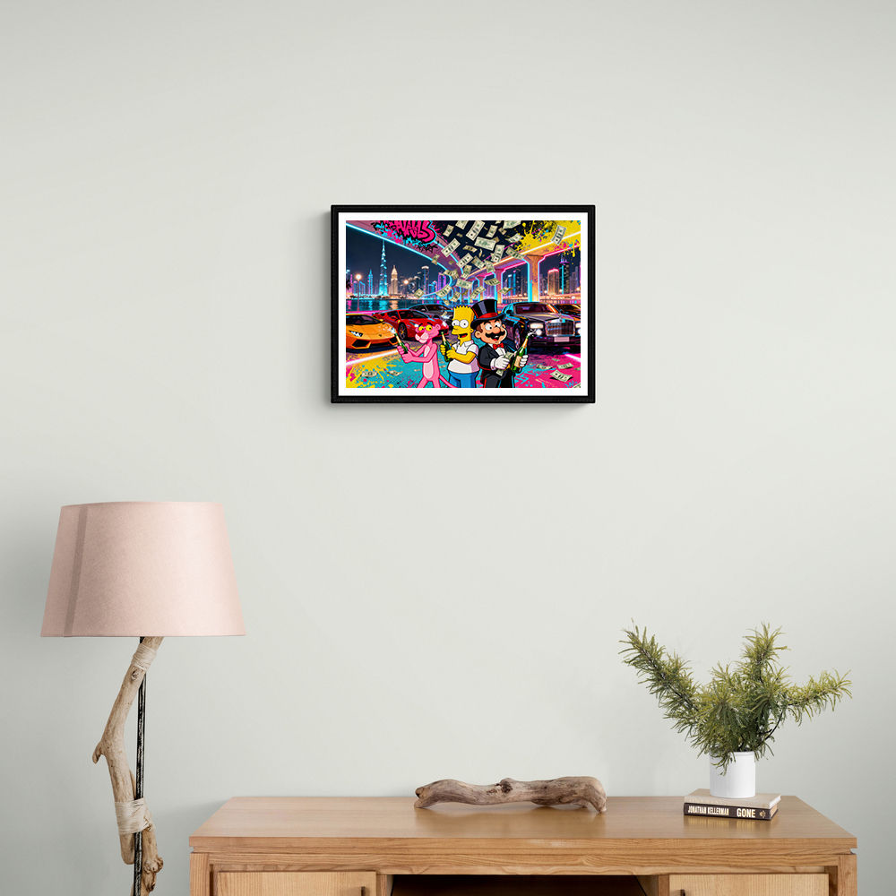 Cartoon Capitalists Wall Art