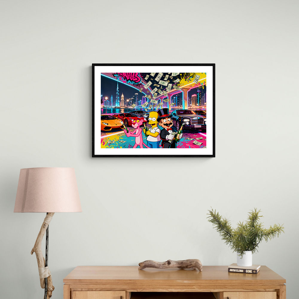 Cartoon Capitalists Wall Art