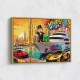 Champagne Dock Wall Art