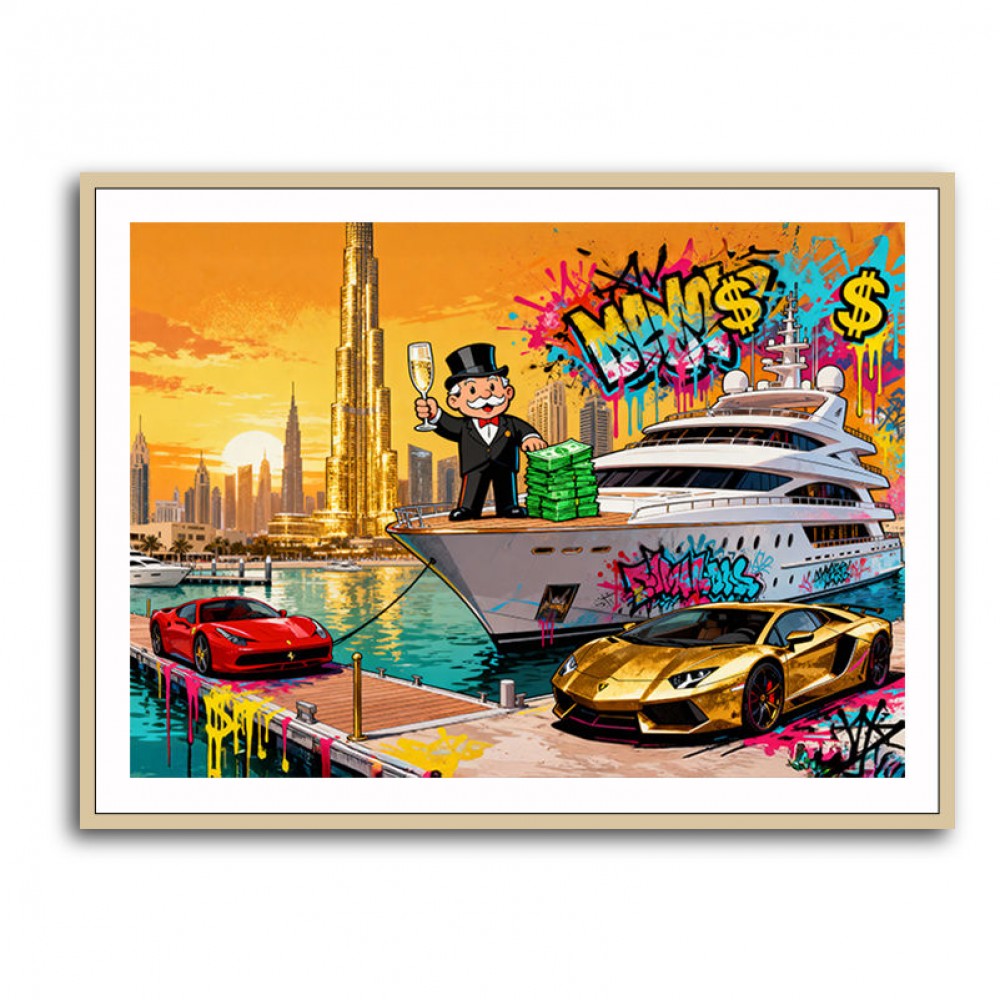 Champagne Dock Wall Art