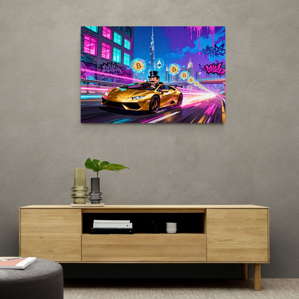 Crypto Velocity Wall Art Crypto Velocity Wall Art