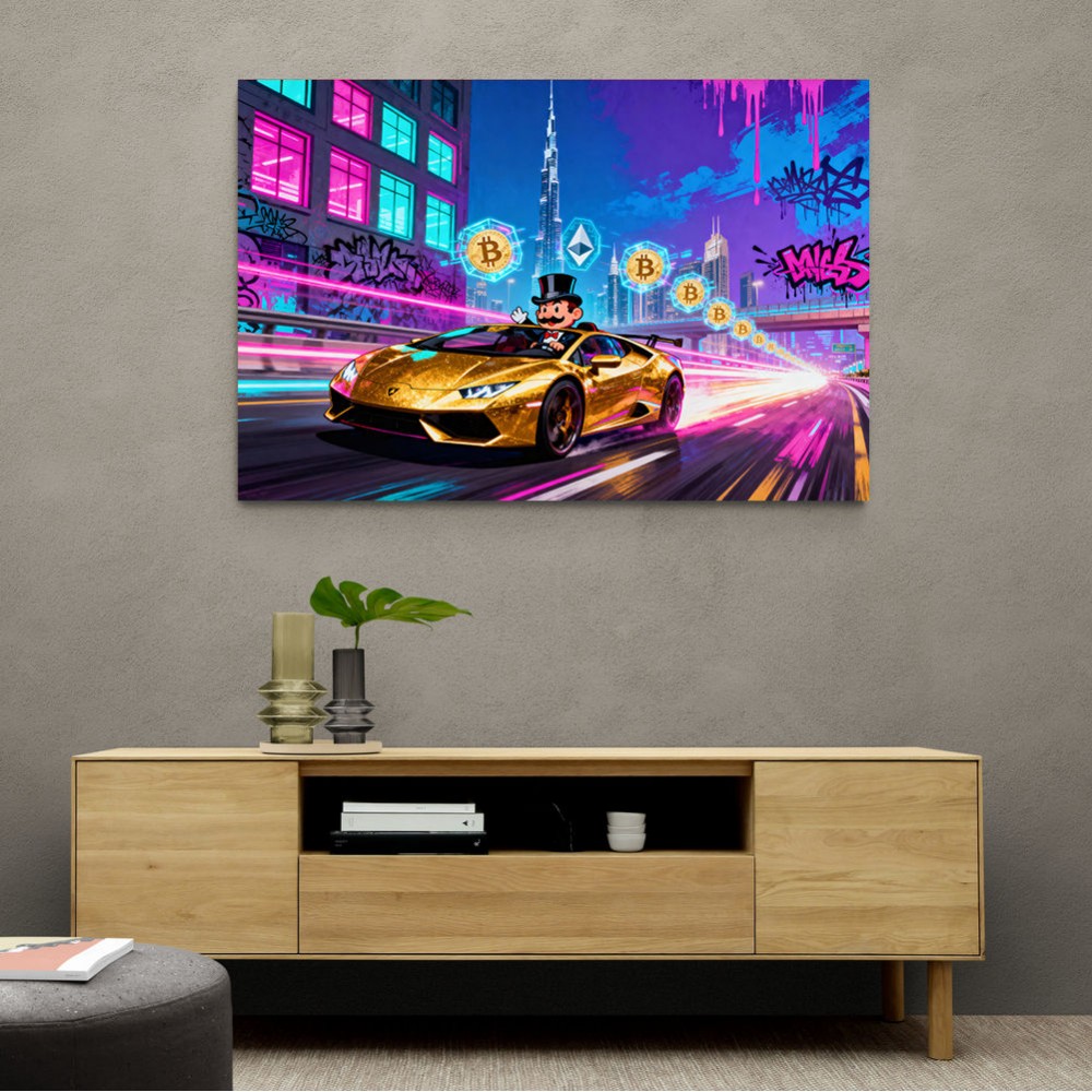 Crypto Velocity Wall Art Crypto Velocity Wall Art
