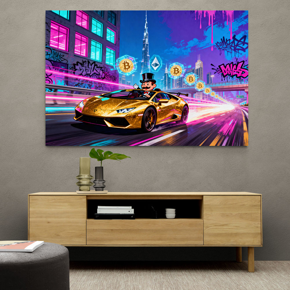 Crypto Velocity Wall Art Crypto Velocity Wall Art