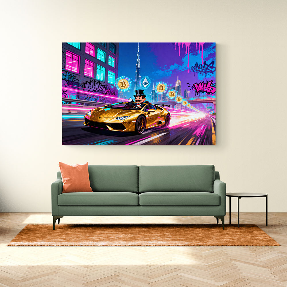 Crypto Velocity Wall Art Crypto Velocity Wall Art
