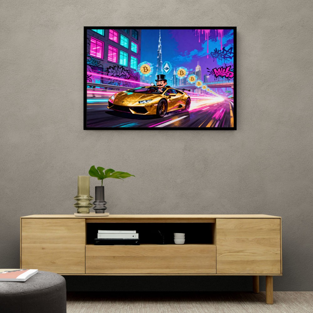 Crypto Velocity Wall Art Crypto Velocity Wall Art