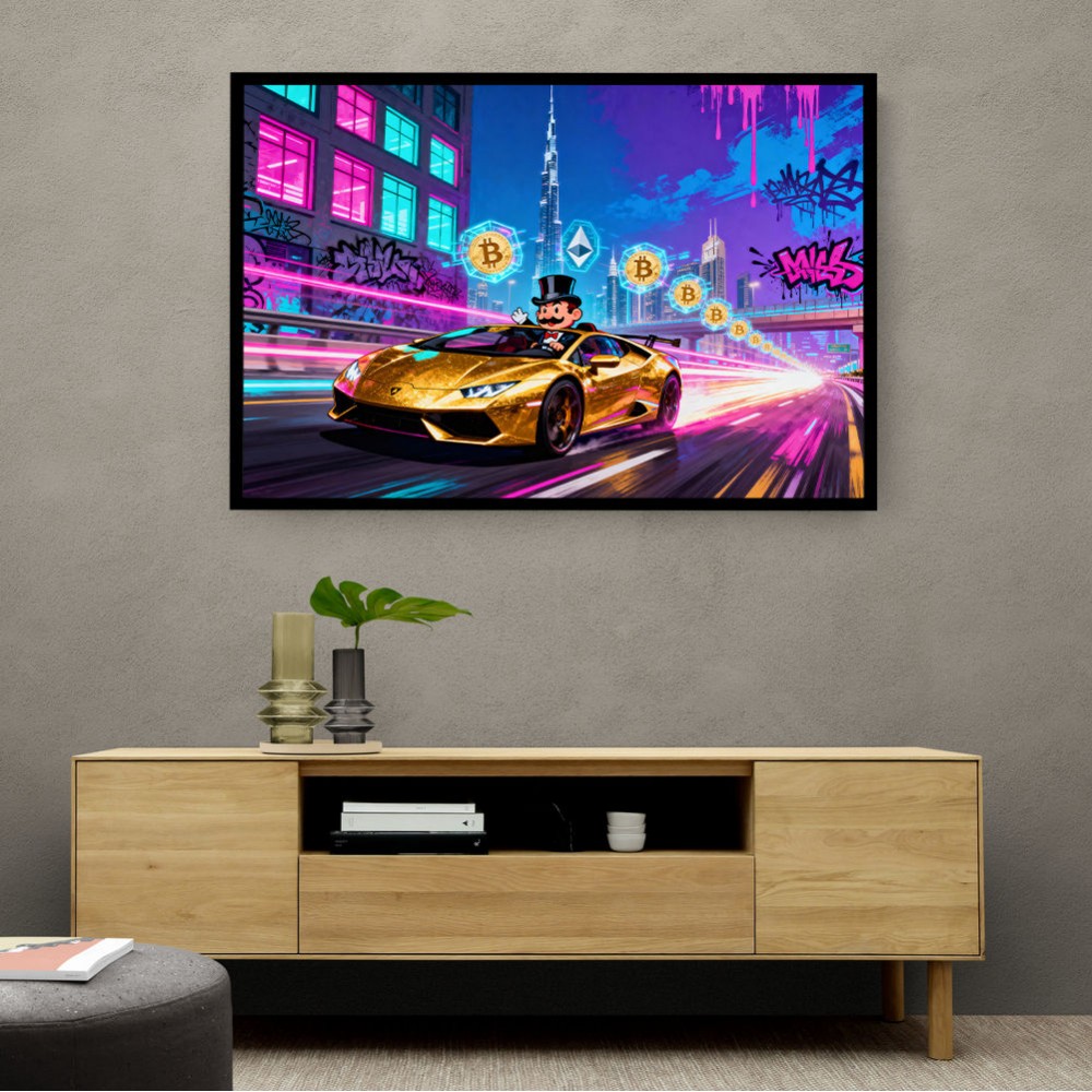 Crypto Velocity Wall Art Crypto Velocity Wall Art