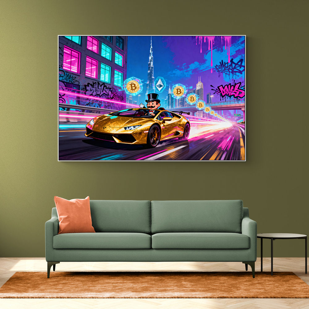 Crypto Velocity Wall Art Crypto Velocity Wall Art