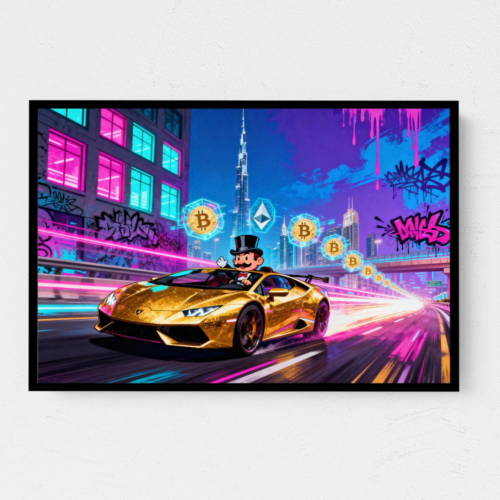 Crypto Velocity Wall Art Crypto Velocity Wall Art