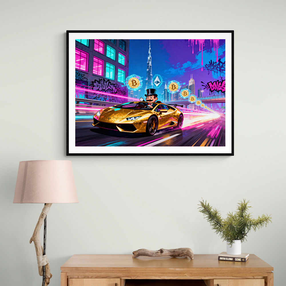 Crypto Velocity Wall Art Crypto Velocity Wall Art